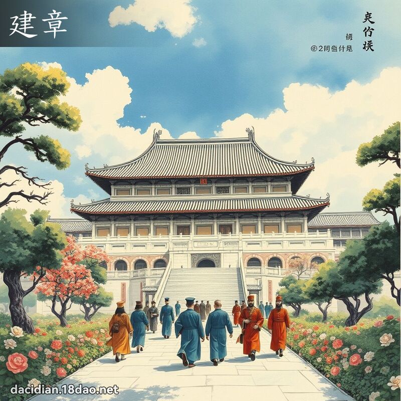 建章 - 國語大辭典配圖