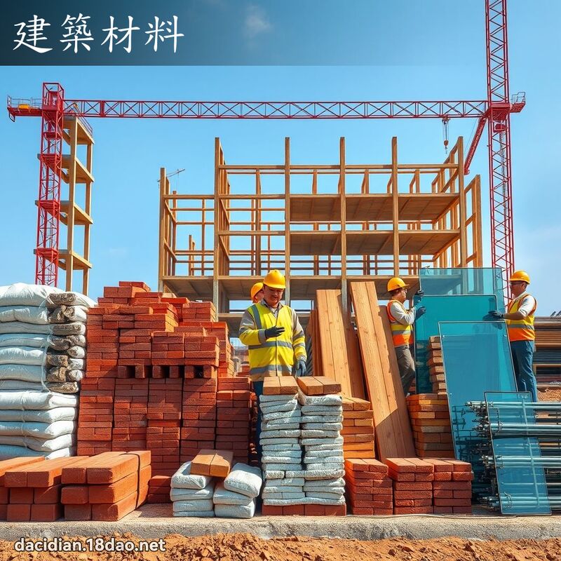 建築材料 - 國語大辭典配圖