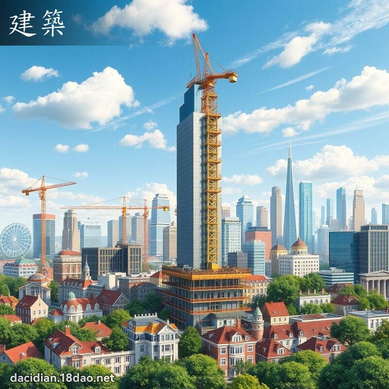 建築 - 國語大辭典配圖