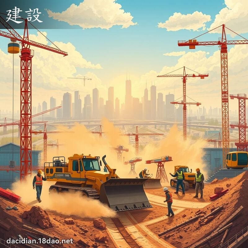 建設 - 國語大辭典配圖