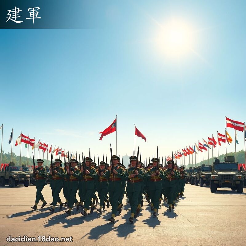 建軍 - 國語大辭典配圖