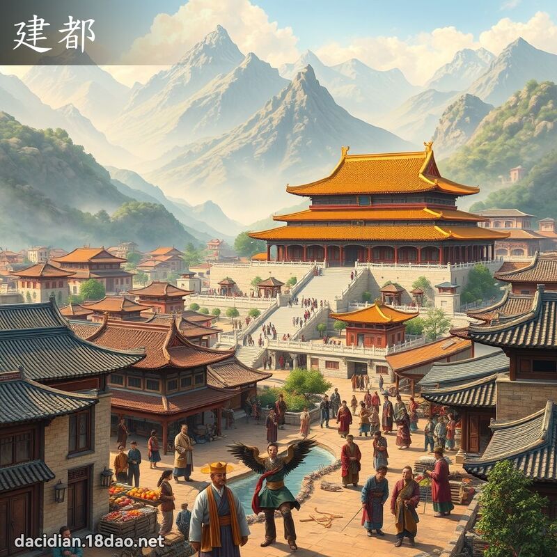 建都 - 國語大辭典配圖