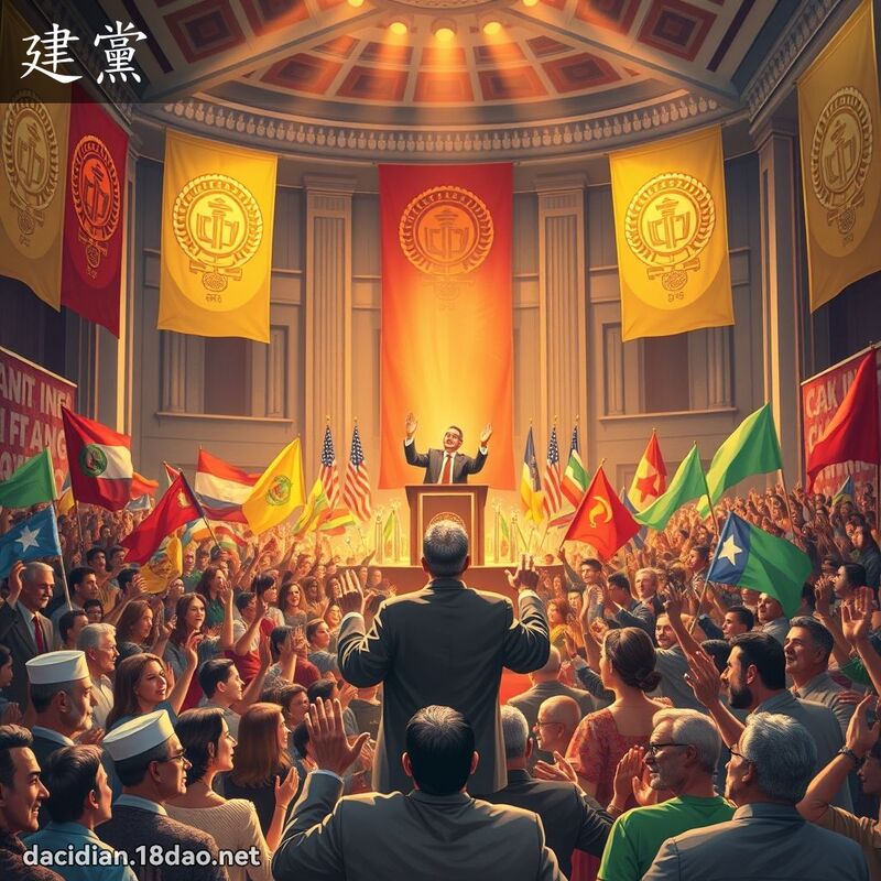 建黨 - 國語大辭典配圖