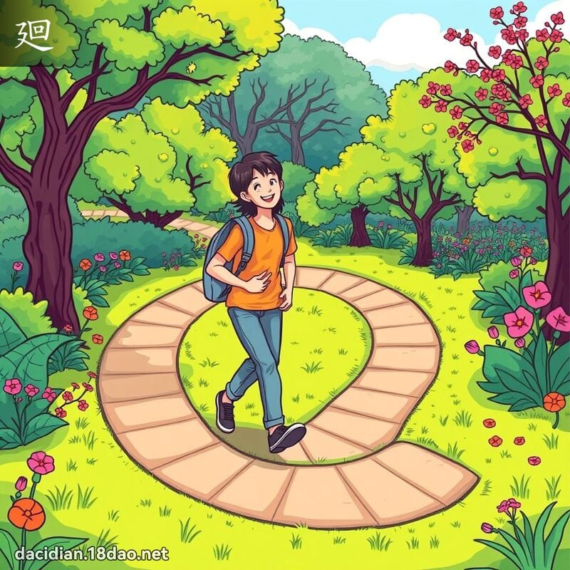 廻 - 国语大辞典配图