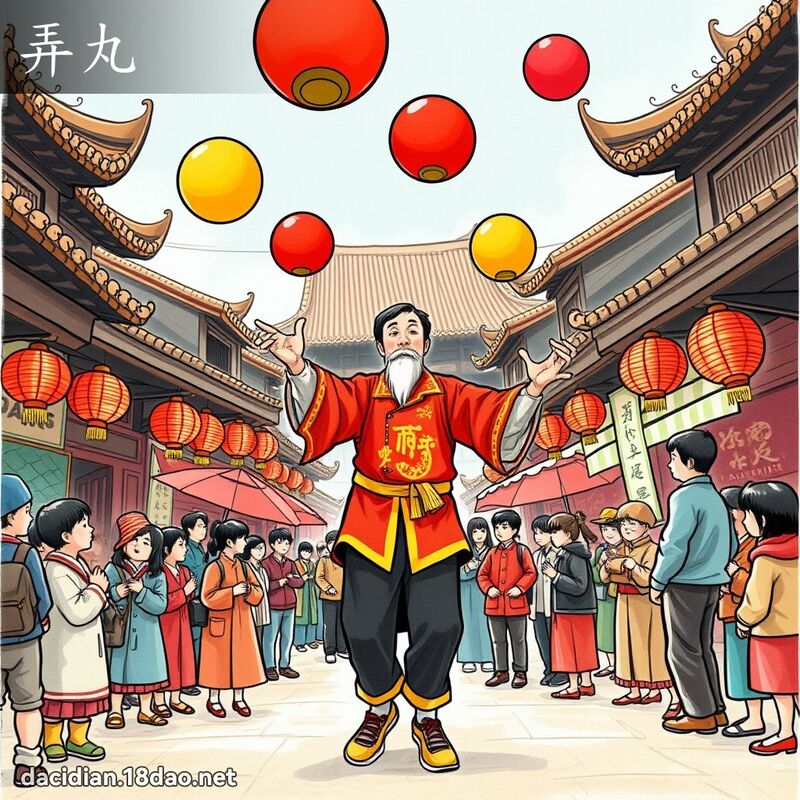 弄丸 - 國語大辭典配圖