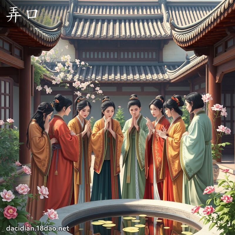 弄口 - 國語大辭典配圖