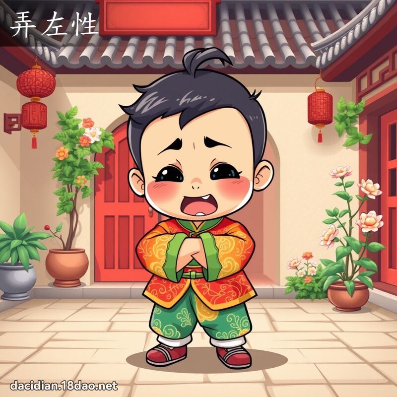 弄左性 - 国语大辞典配图