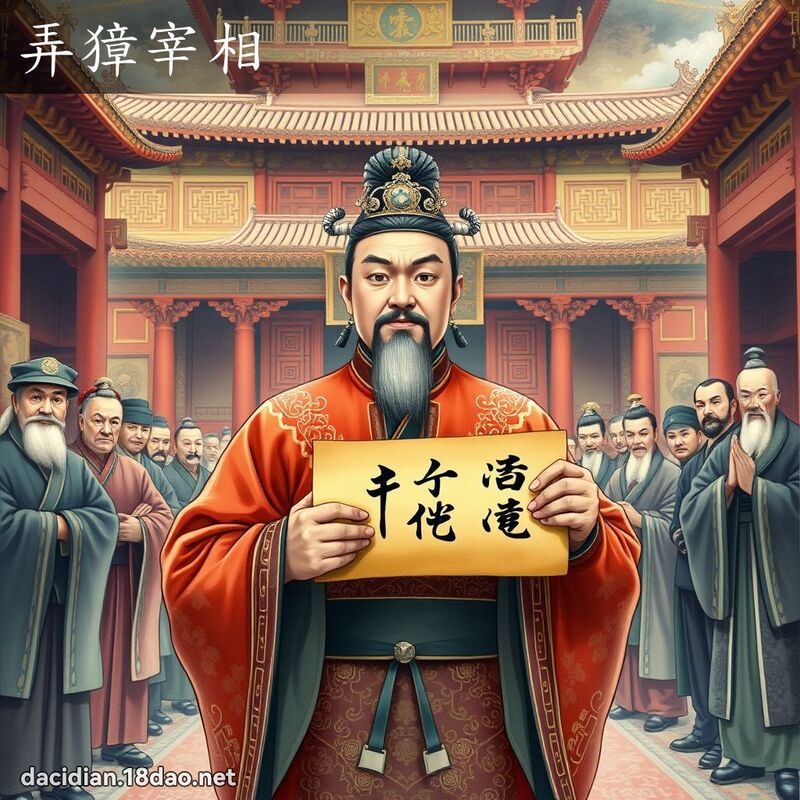 弄獐宰相 - 國語大辭典配圖