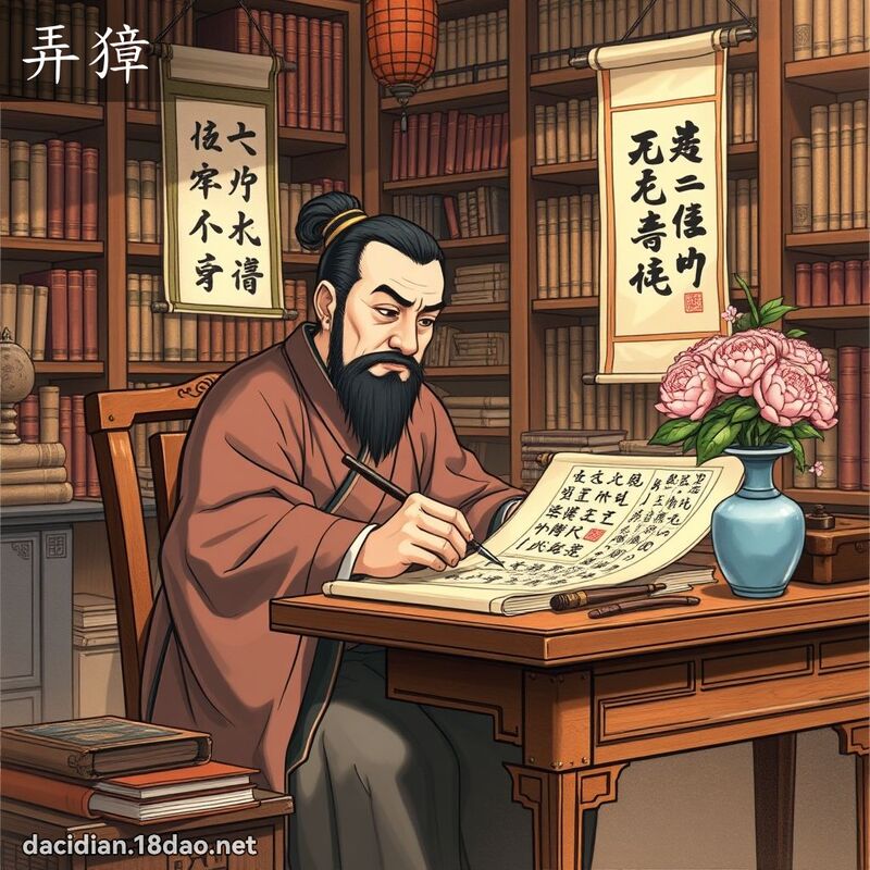弄獐 - 国语大辞典配图