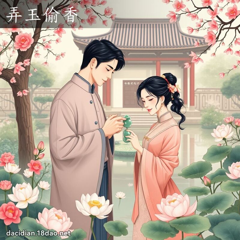 弄玉偷香 - 國語大辭典配圖