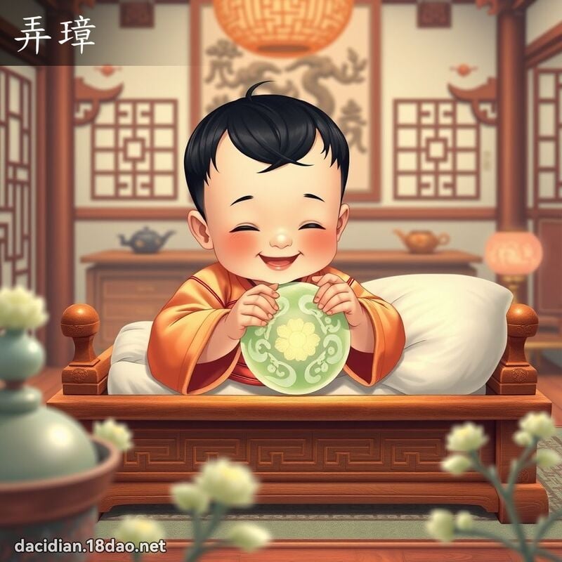 弄璋 - 國語大辭典配圖