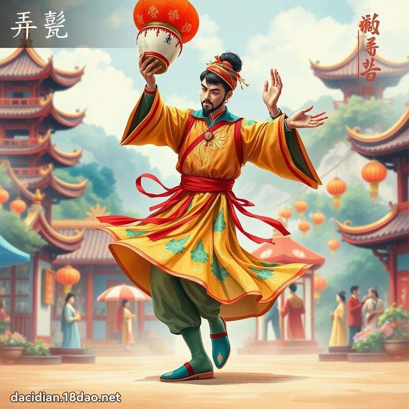 弄甏 - 国语大辞典配图