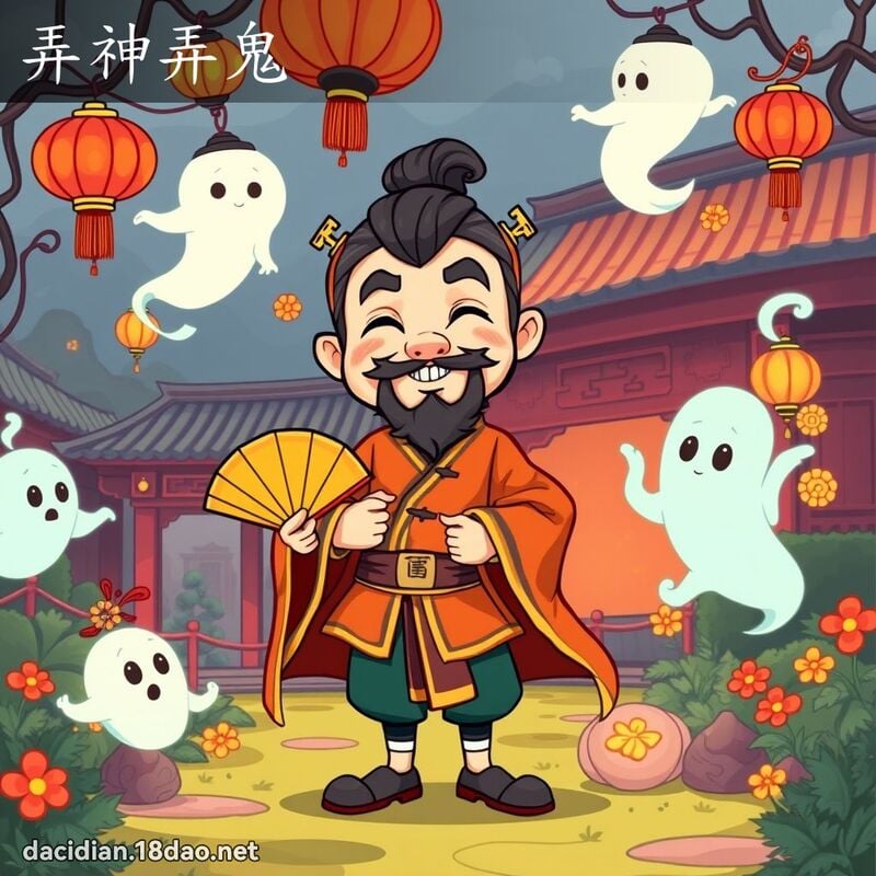 弄神弄鬼 - 國語大辭典配圖
