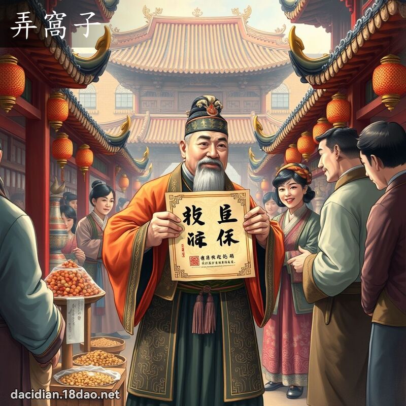 弄窩子 - 國語大辭典配圖