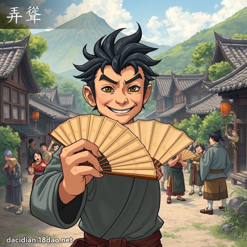 弄聳 - 國語大辭典配圖