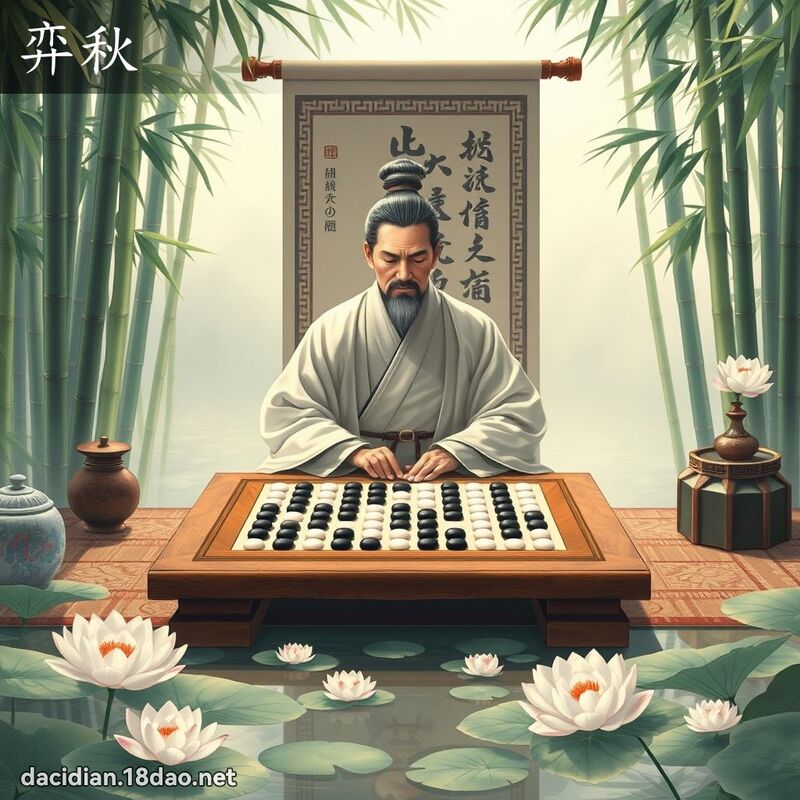弈秋 - 國語大辭典配圖