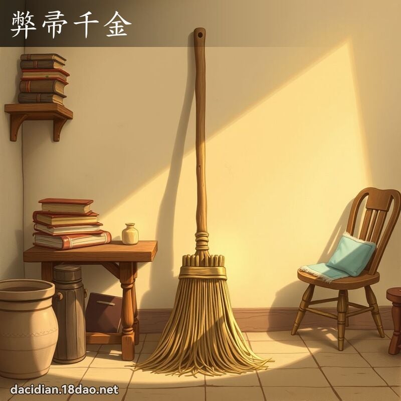 弊帚千金 - 国语大辞典配图