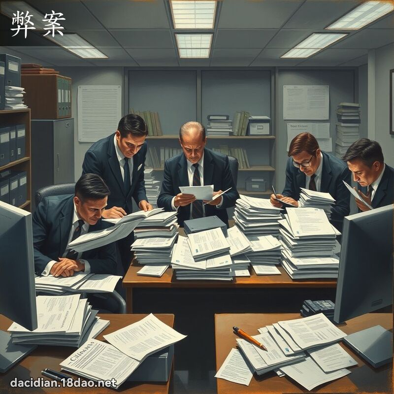 弊案 - 國語大辭典配圖