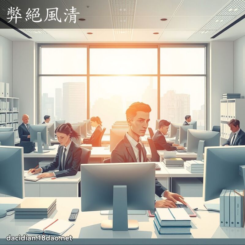 弊絕風清 - 國語大辭典配圖