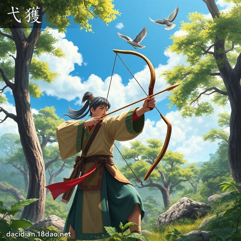 弋獲 - 國語大辭典配圖