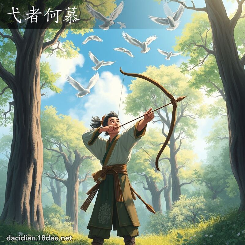 弋者何慕 - 國語大辭典配圖