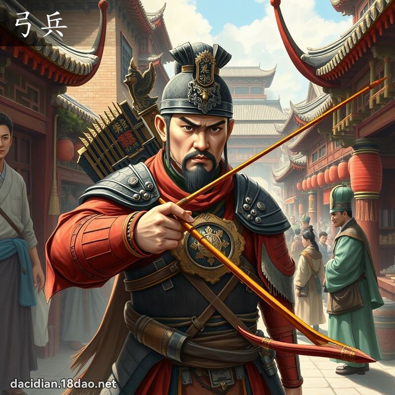 弓兵 - 國語大辭典配圖