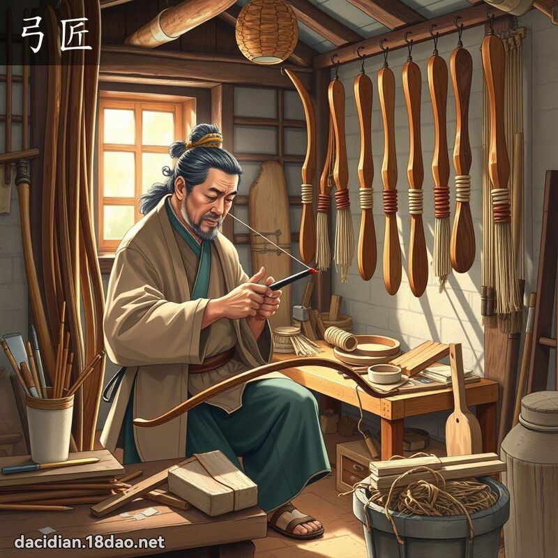 弓匠 - 国语大辞典配图