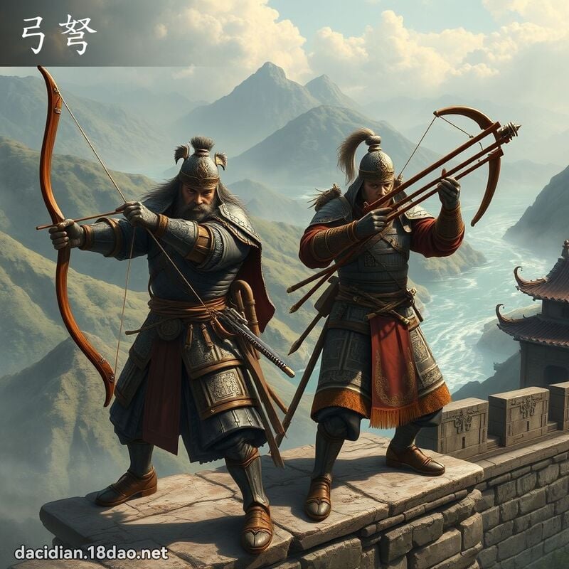 弓弩 - 國語大辭典配圖