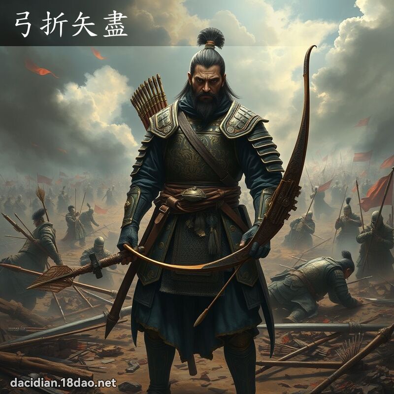 弓折矢盡 - 國語大辭典配圖