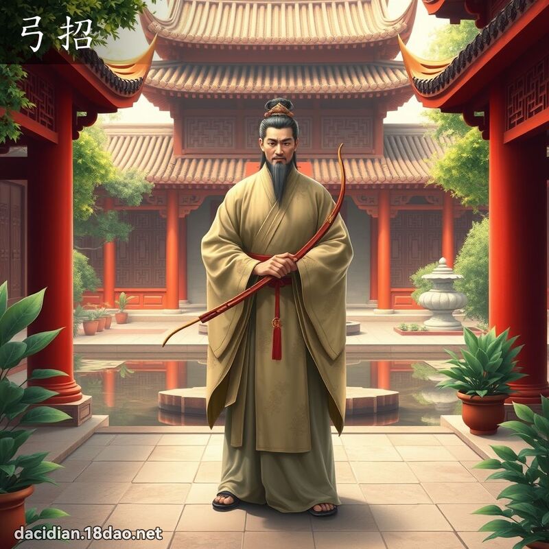 弓招 - 國語大辭典配圖