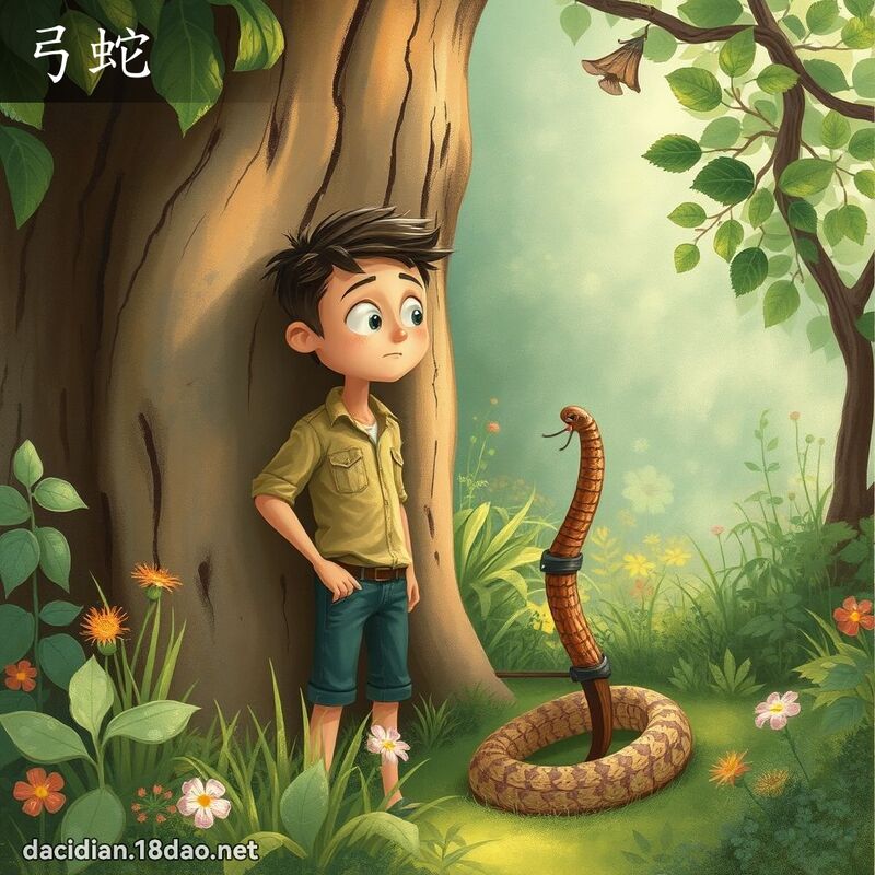 弓蛇 - 国语大辞典配图