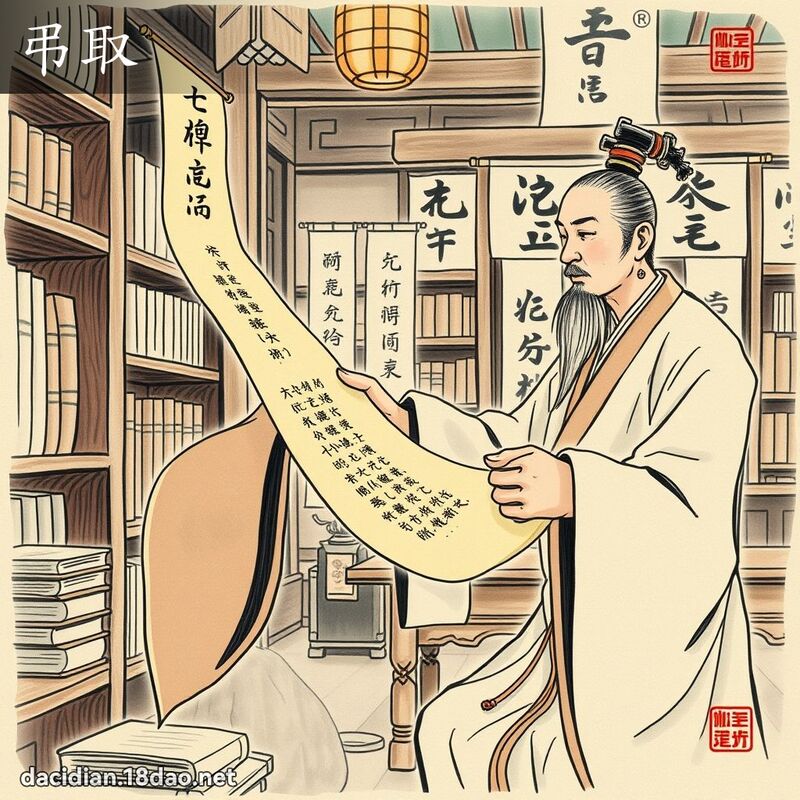 弔取 - 國語大辭典配圖