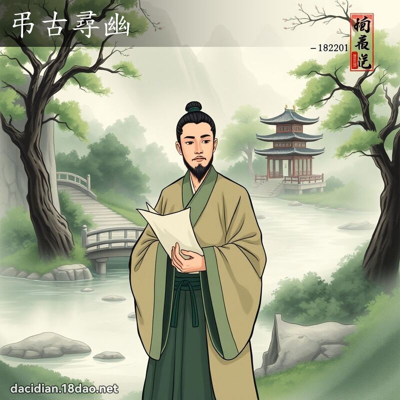 弔古寻幽 - 国语大辞典配图