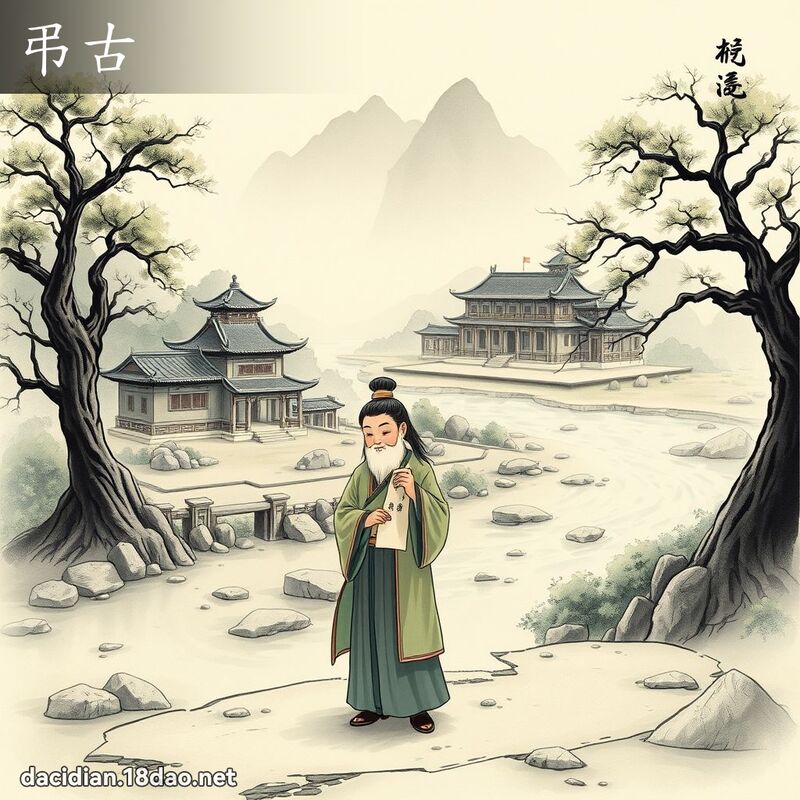 弔古 - 国语大辞典配图