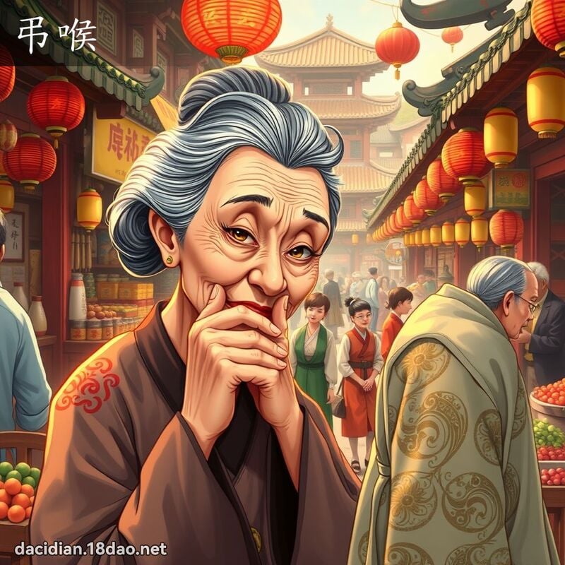 弔喉 - 國語大辭典配圖