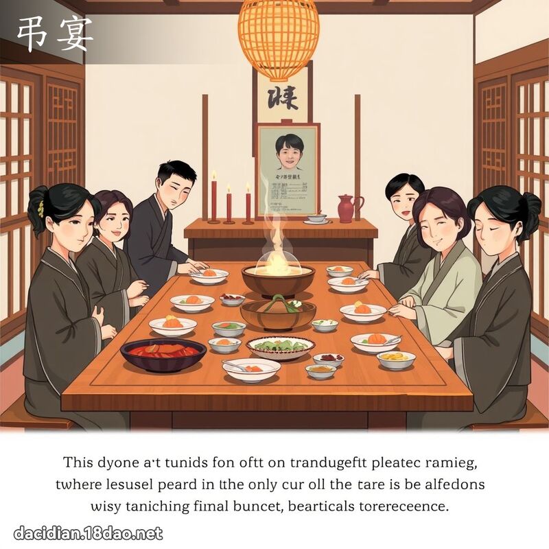 弔宴 - 国语大辞典配图