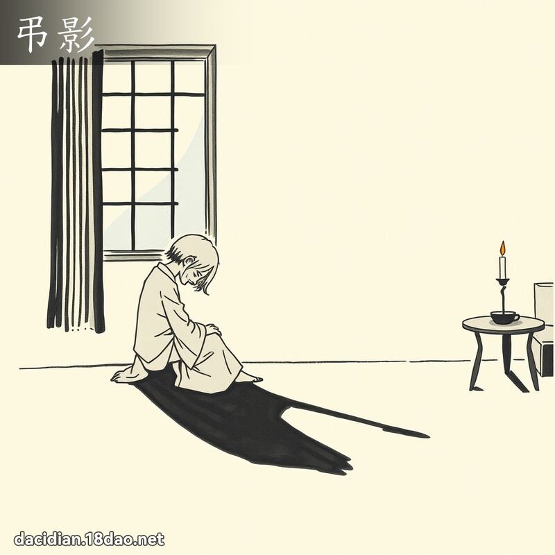 弔影 - 國語大辭典配圖