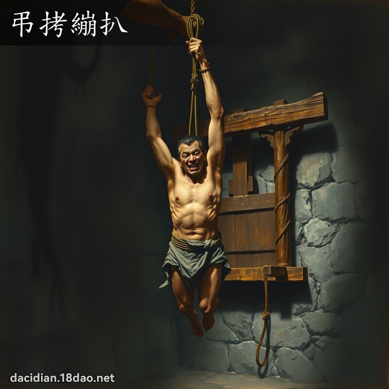 弔拷繃扒 - 國語大辭典配圖