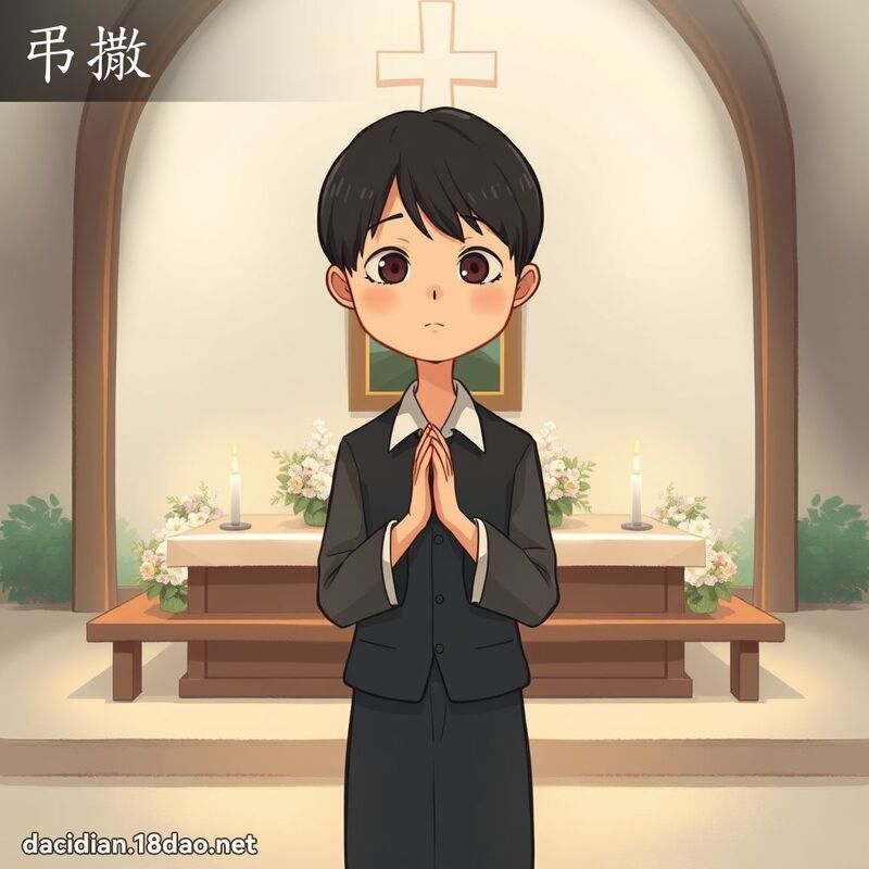 弔撒 - 國語大辭典配圖
