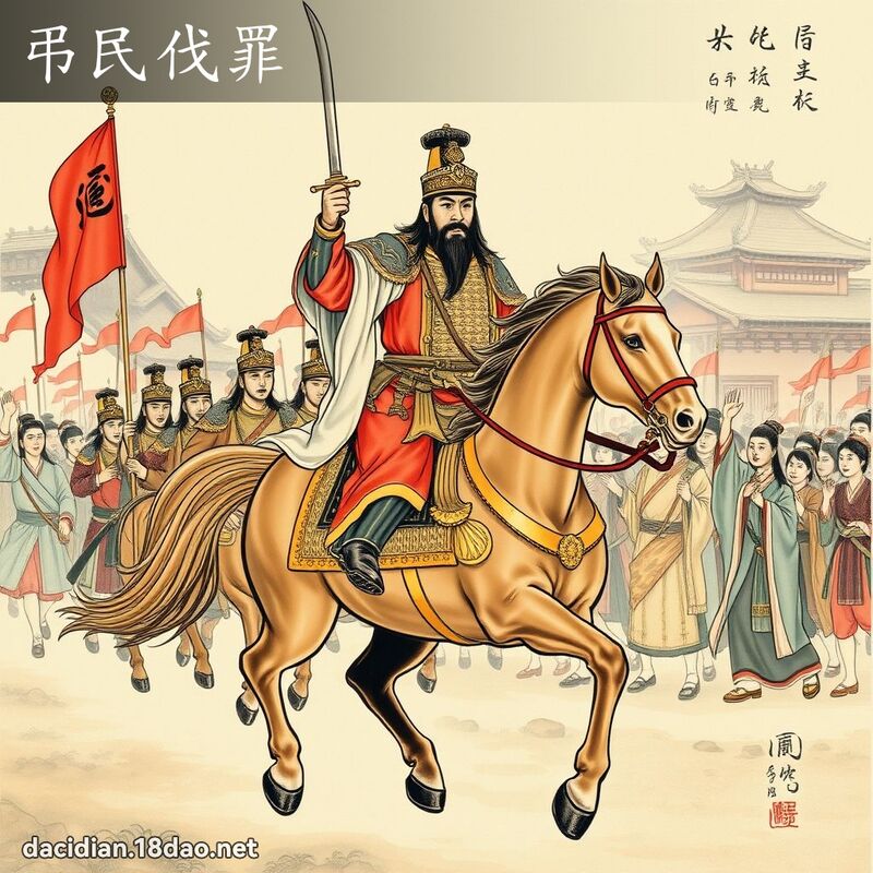 弔民伐罪 - 国语大辞典配图