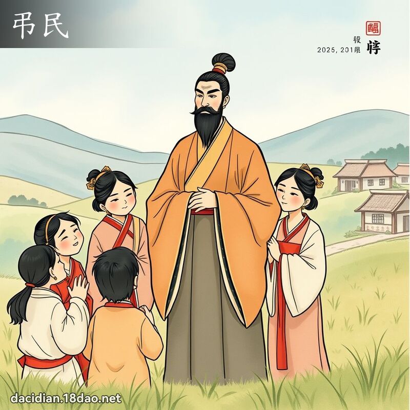 弔民 - 國語大辭典配圖