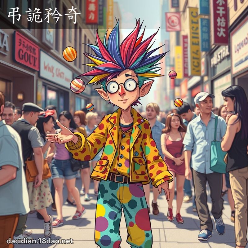 弔詭矜奇 - 國語大辭典配圖