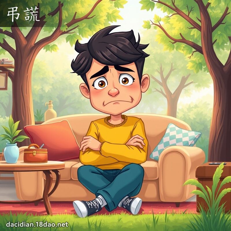 弔謊 - 國語大辭典配圖