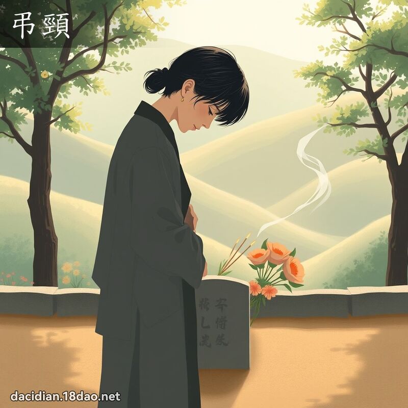 弔頸 - 國語大辭典配圖