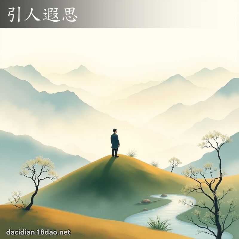 引人遐思 - 國語大辭典配圖