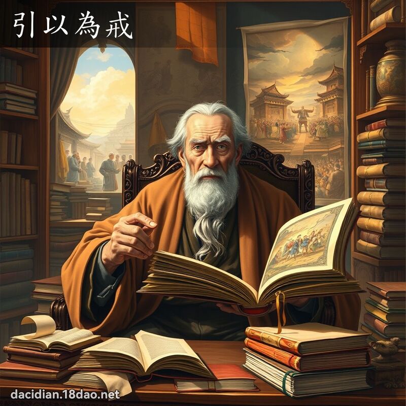 引以為戒 - 國語大辭典配圖