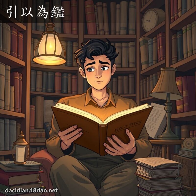 引以為鑑 - 國語大辭典配圖