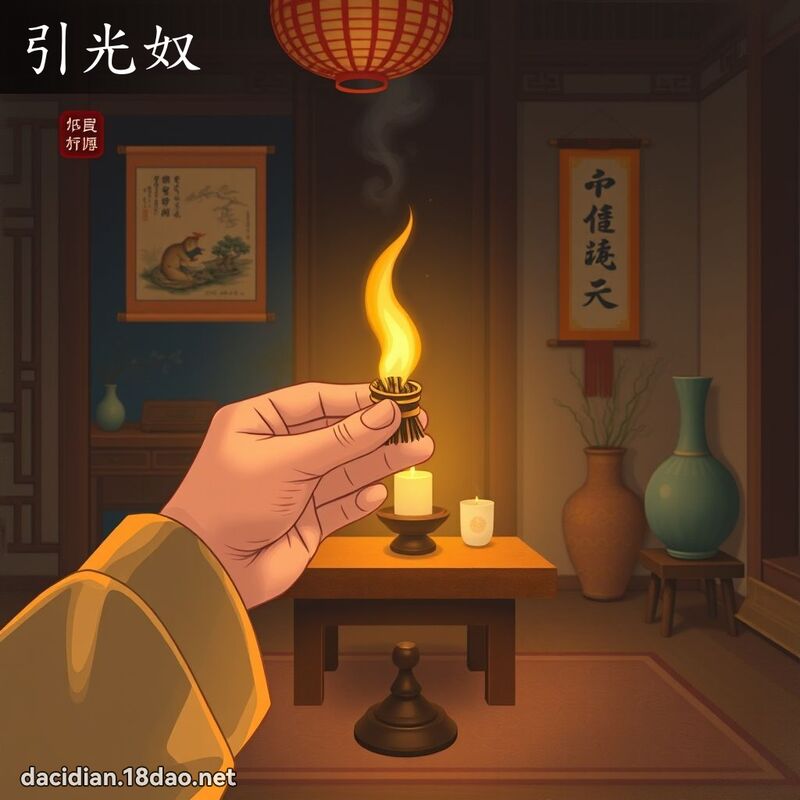 引光奴 - 國語大辭典配圖