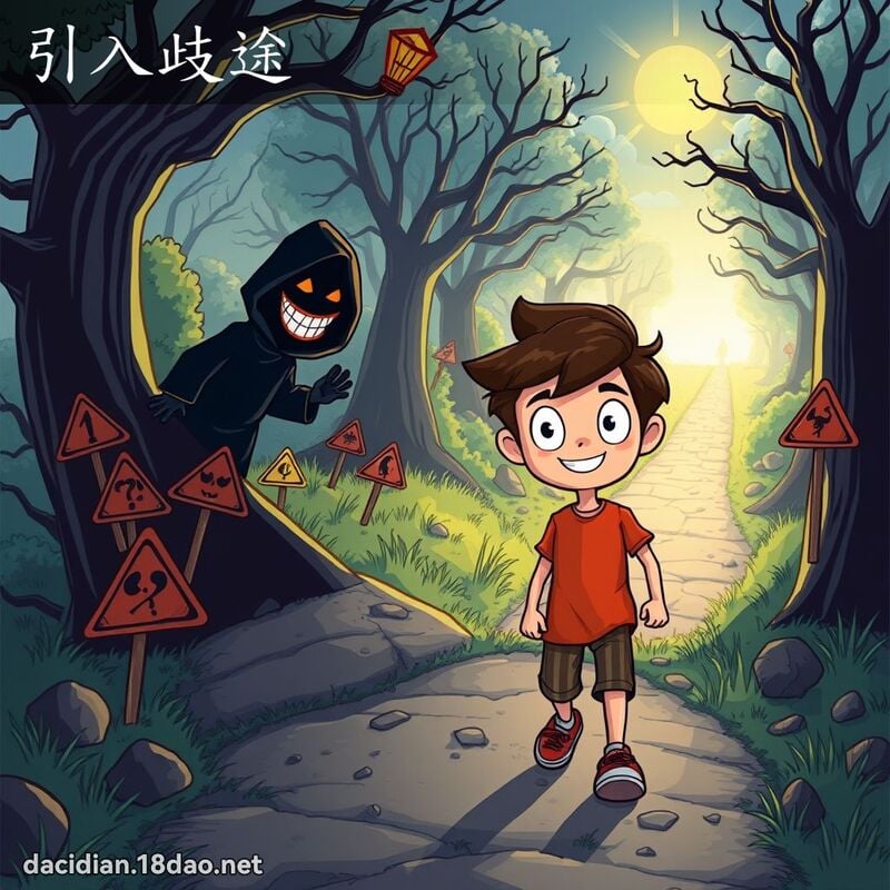 引入歧途 - 国语大辞典配图