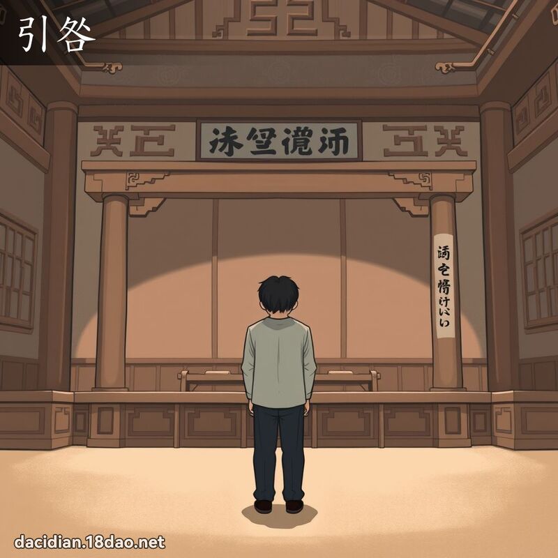 引咎 - 國語大辭典配圖